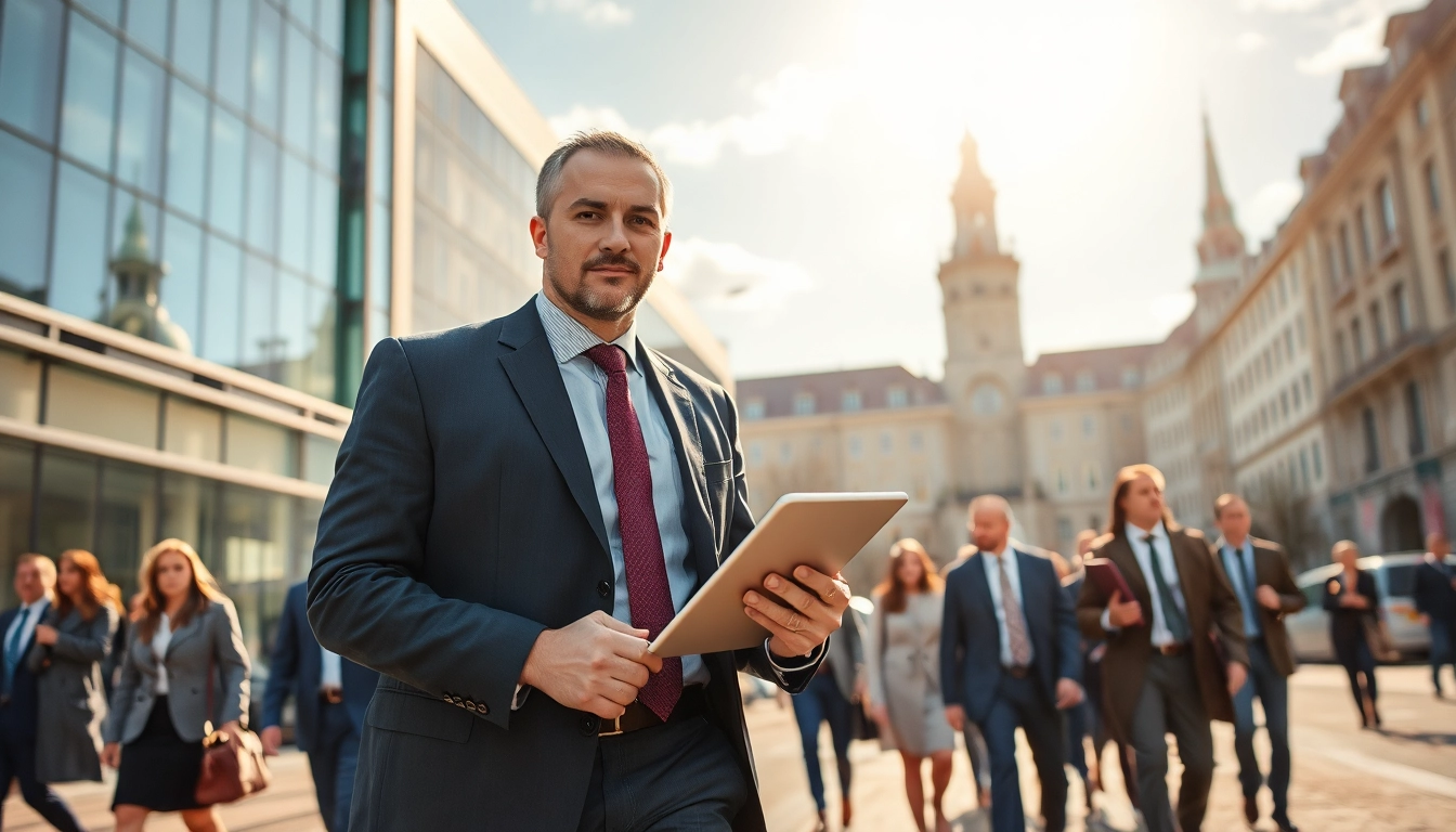 Headhunter Rostock bei der Suche nach talentierten Fachkräften in den Straßen Rostocks.