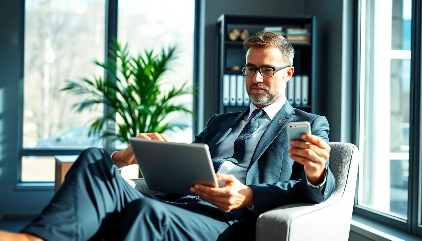 Headhunter Leverkusen analysiert Lebensläufe in einem modernen Büro-Setup.