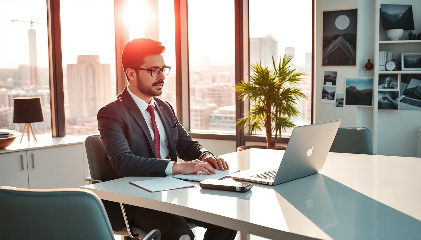 Headhunter IT analysiert Kandidatenprofile in einem modernen Büro.